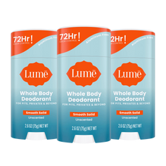 Unscented | Solid Stick Deodorant 3-Pack
