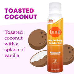 Toasted Coconut | Spray Deodorant 5-Pack