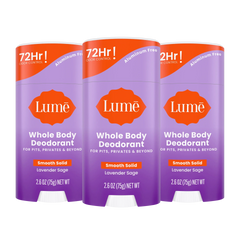 Lavender Sage | Solid Stick Deodorant 3-Pack