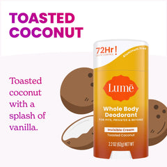 Toasted Coconut | Cream Stick Deodorant