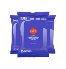 Soft Powder 15ct Wipes | Deodorant Wipes 3-Pack