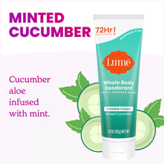 Minted Cucumber | Cream Tube Deodorant 3-Pack