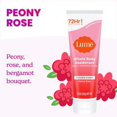 Peony Rose | Cream Tube Deodorant 5-Pack