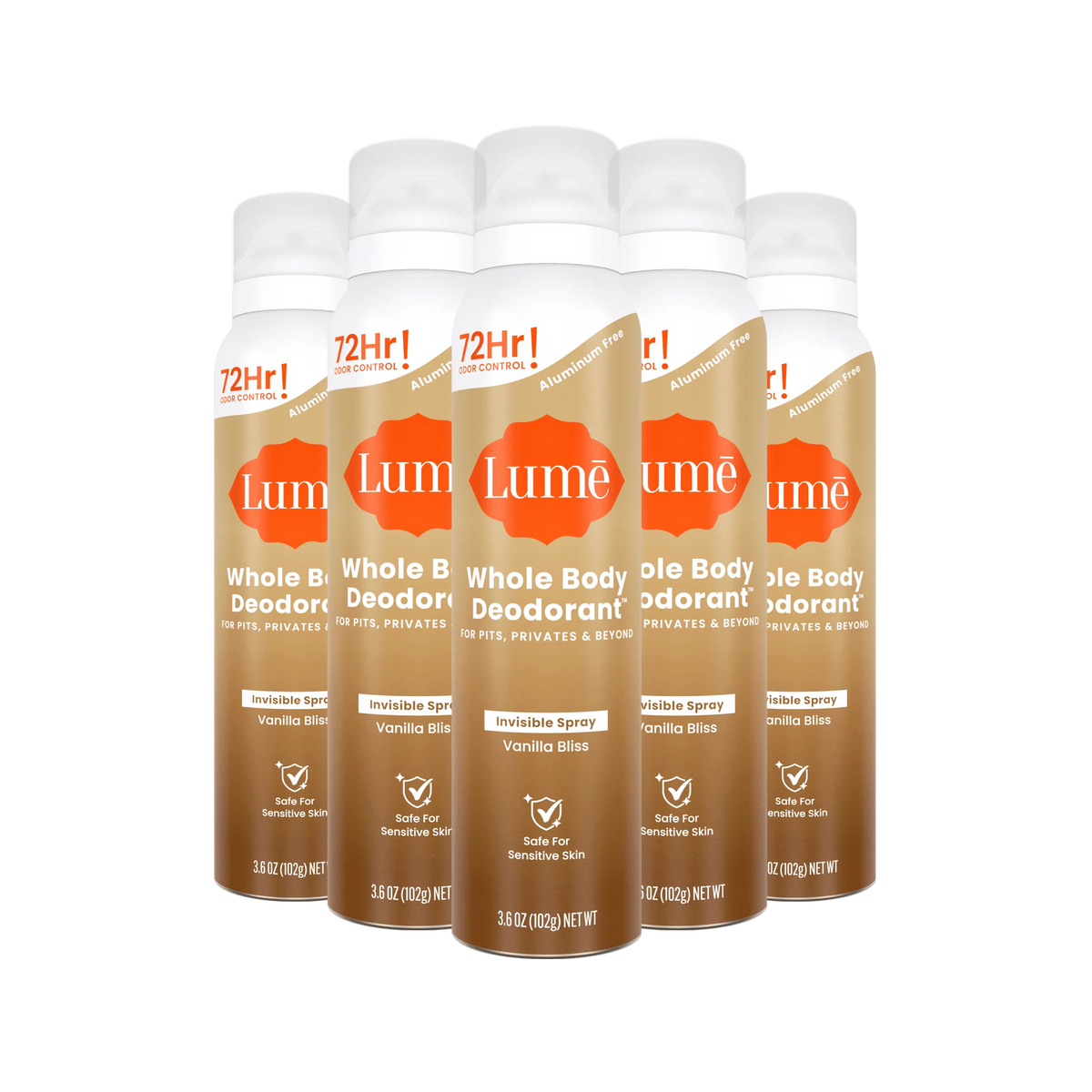 Vanilla Bliss | Spray Deodorant 5-Pack