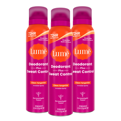 Clean Tangerine | Sweat Control Spray Deodorant 3-Pack