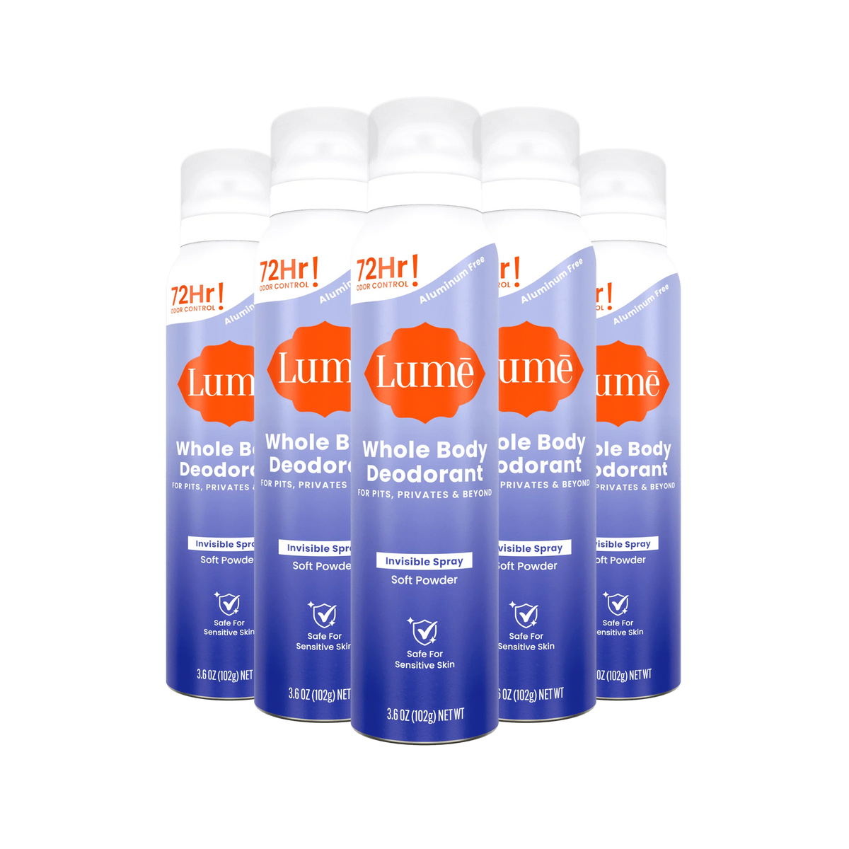 Soft Powder | Spray Deodorant 5-Pack