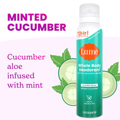 Minted Cucumber | Spray Deodorant 5-Pack