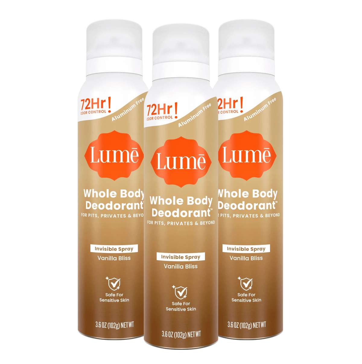 Vanilla Bliss | Spray Deodorant 3-Pack
