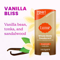 Vanilla Bliss | Solid Stick Deodorant