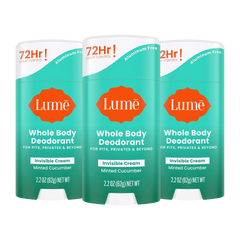 Minted Cucumber | Cream Stick Deodorant 3-Pack