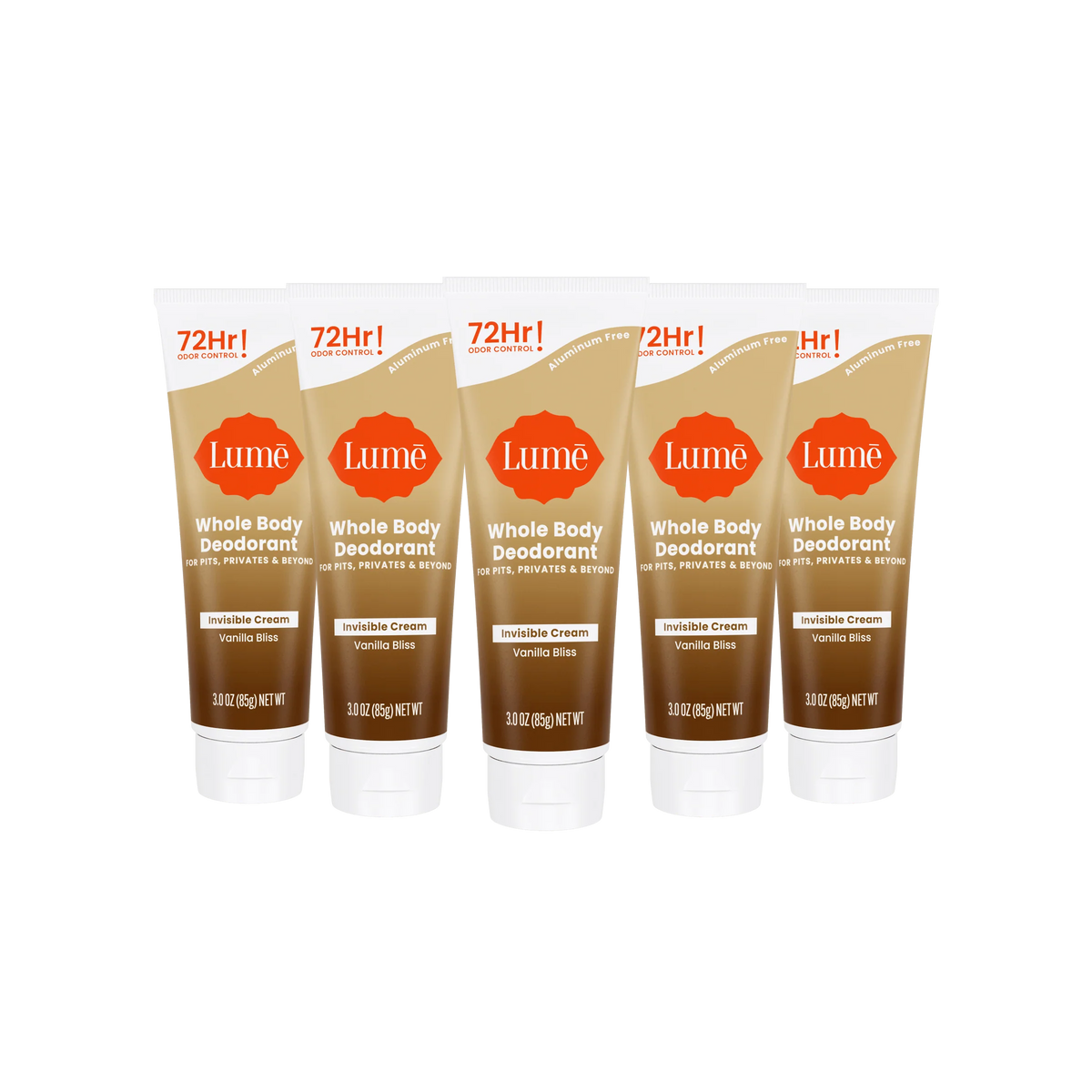 Vanilla Bliss | Cream Tube Deodorant 5-Pack