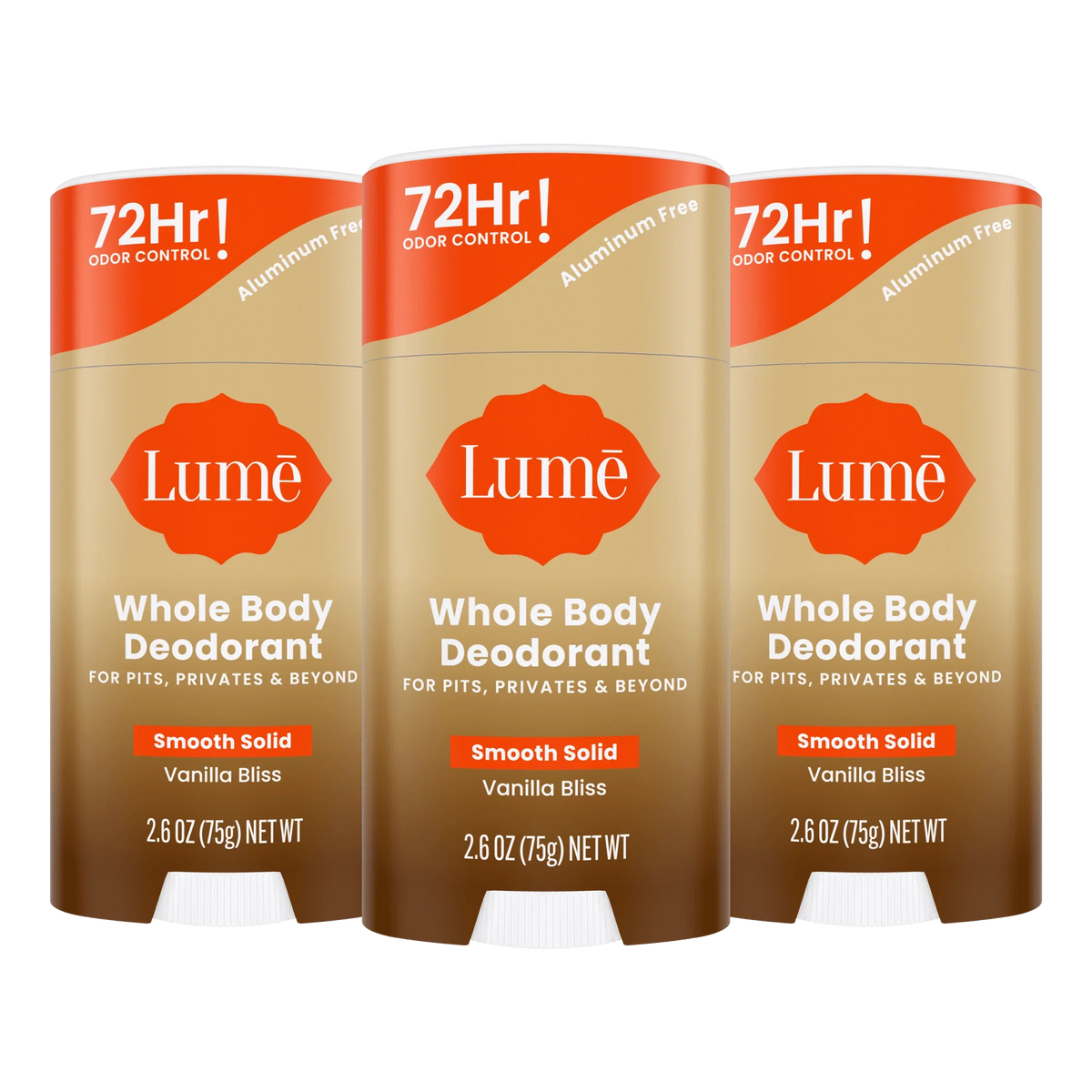 Vanilla Bliss | Solid Stick Deodorant 3-Pack