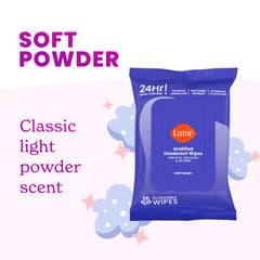 Soft Powder | Deodorant Wipes (15 count)