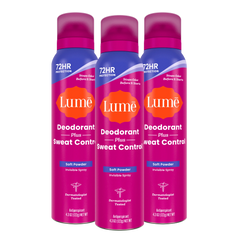 Soft Powder | Sweat Control Spray Deodorant 3-Pack