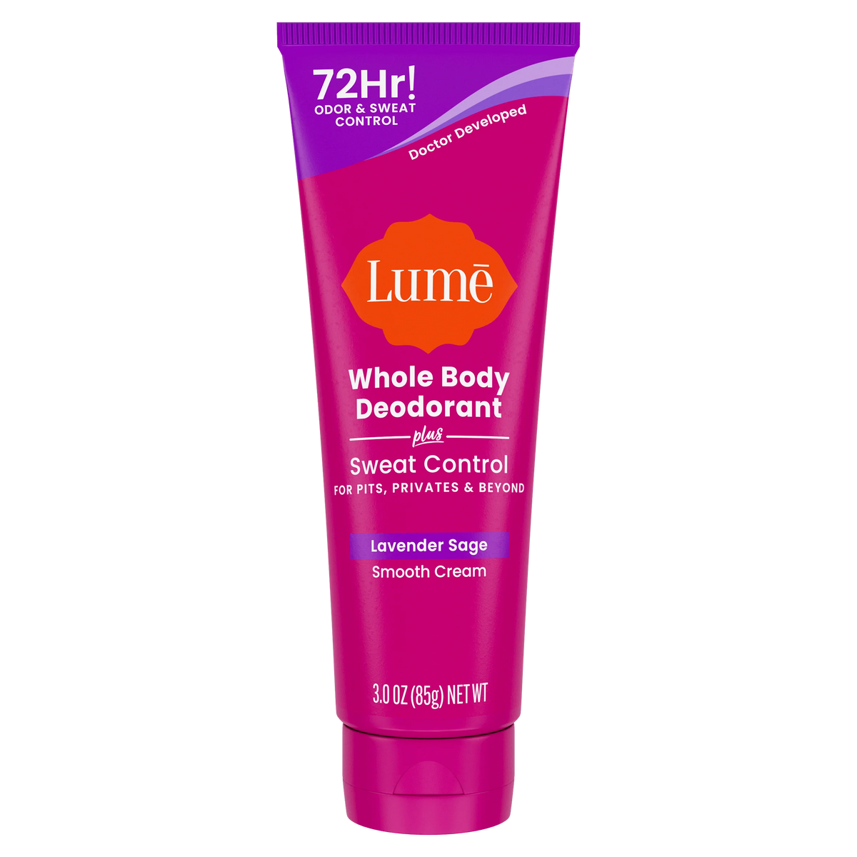 Lavender Sage | Cream Tube Deodorant | + Sweat Control