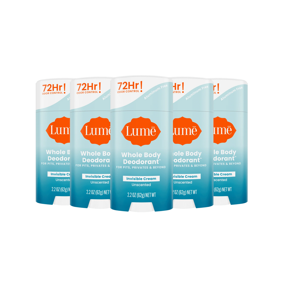 Unscented | Cream Stick Deodorant 5-Pack