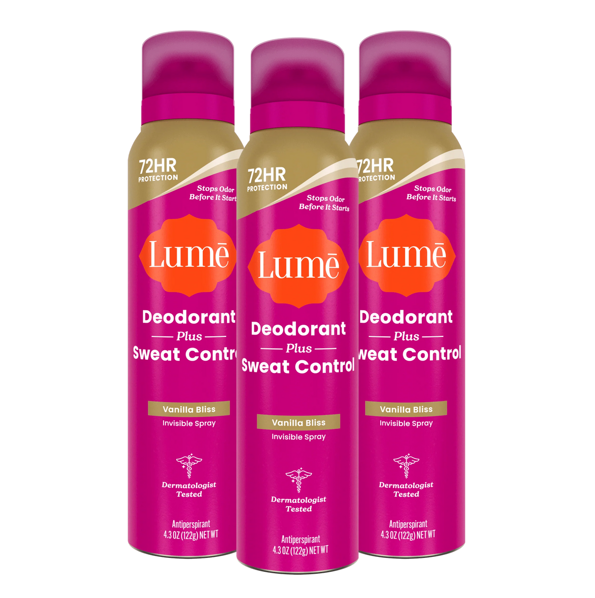 Vanilla Bliss | Sweat Control Spray Deodorant 3-Pack