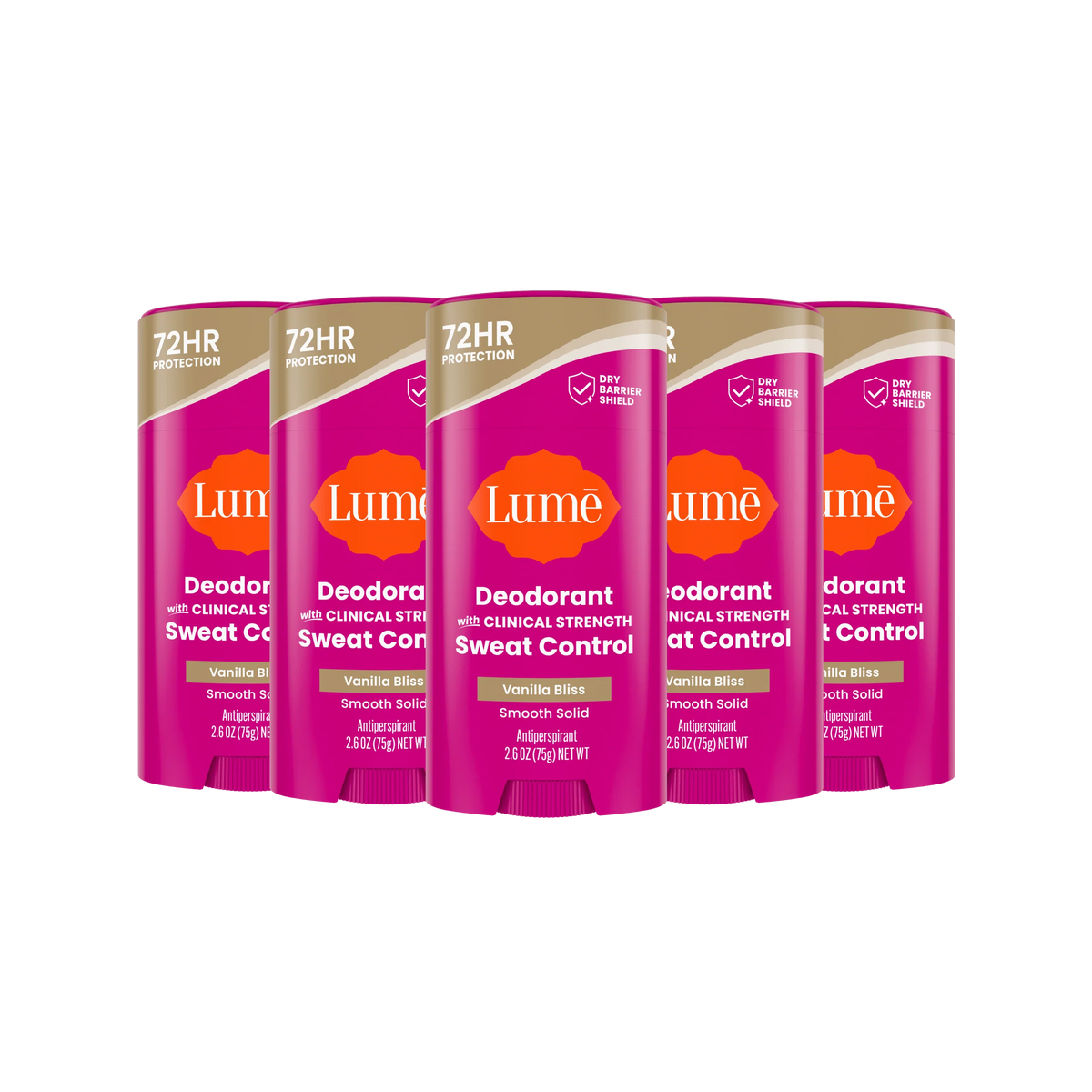Vanilla Bliss | Sweat Control Solid Deodorant 5-Pack