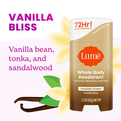 Vanilla Bliss | Cream Stick Deodorant 3-Pack
