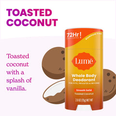Toasted Coconut | Solid Stick Deodorant 5-Pack