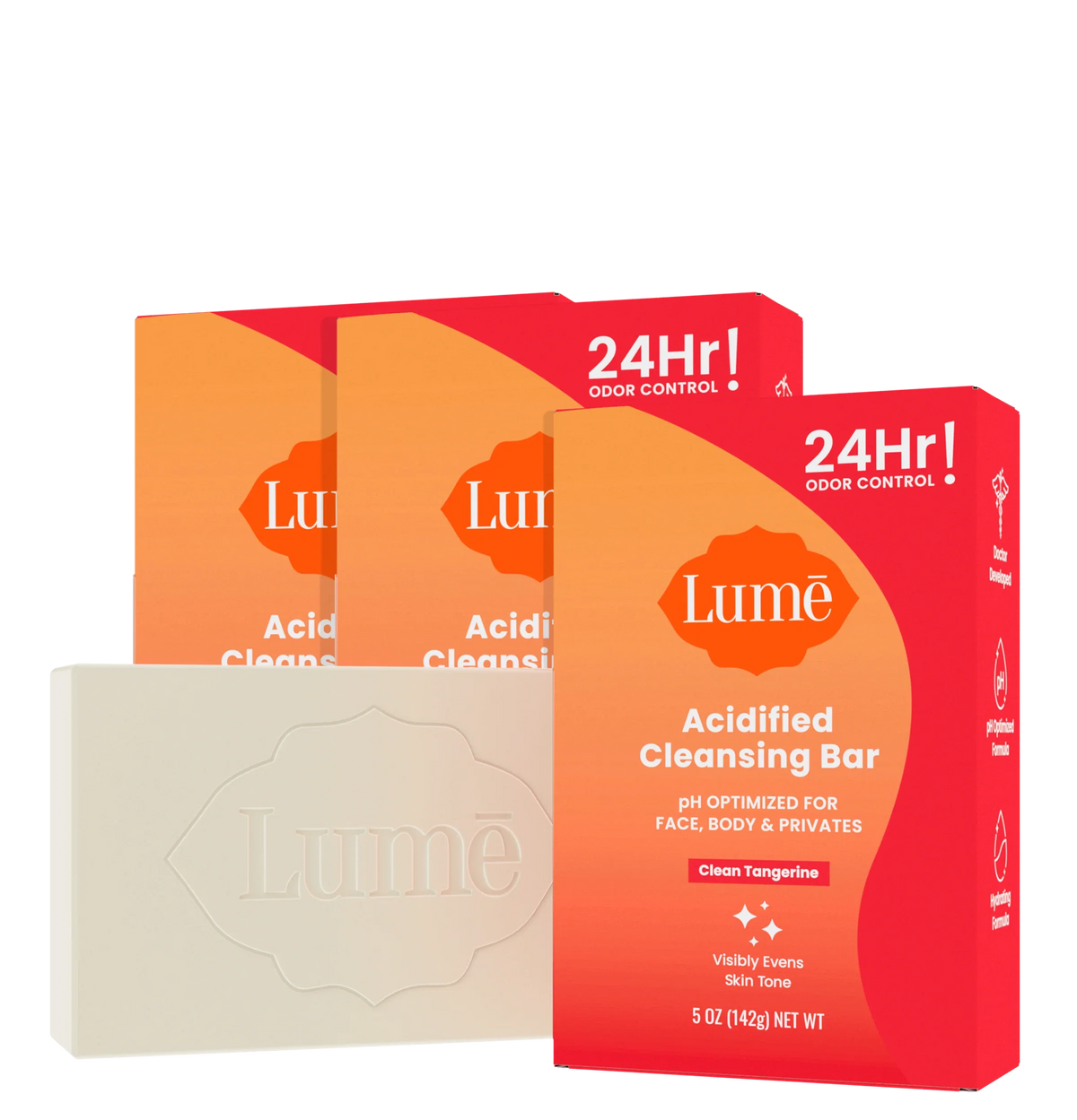 Clean Tangerine | Cleansing Bar 3-Pack