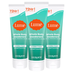Minted Cucumber | Cream Tube Deodorant 3-Pack