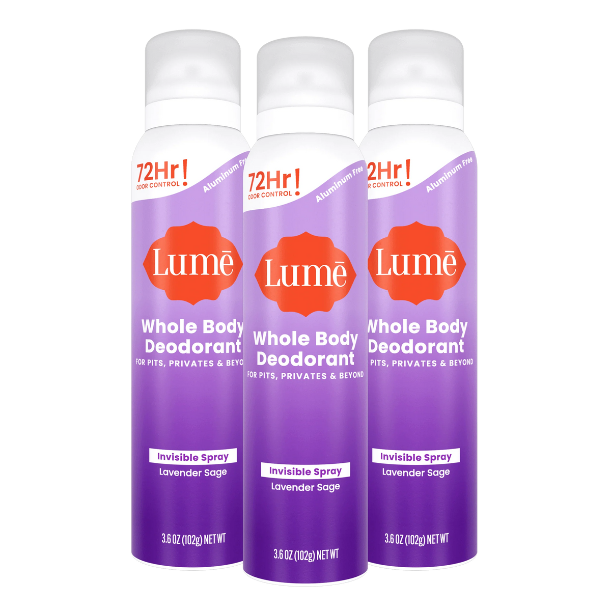 Lavender Sage | Spray Deodorant 3-Pack