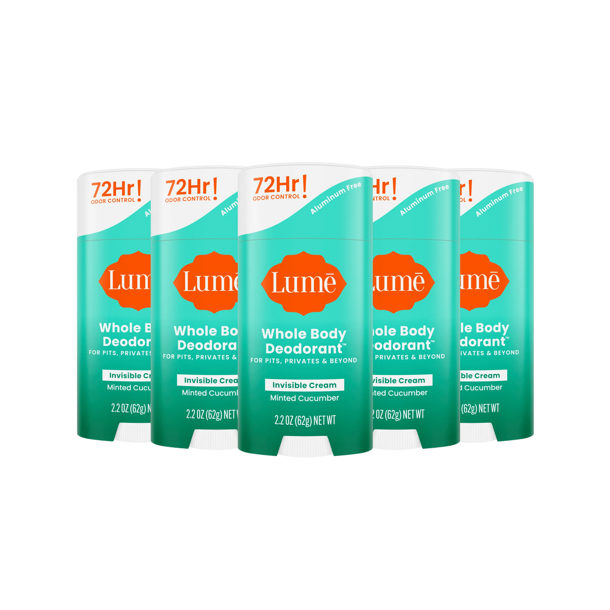 Minted Cucumber | Cream Stick Deodorant 5-Pack