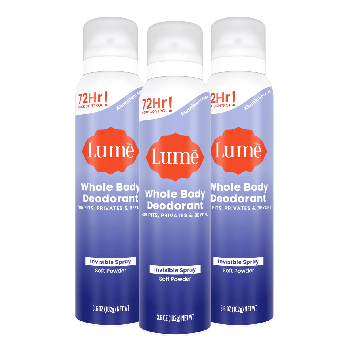 Soft Powder | Spray Deodorant 3-Pack