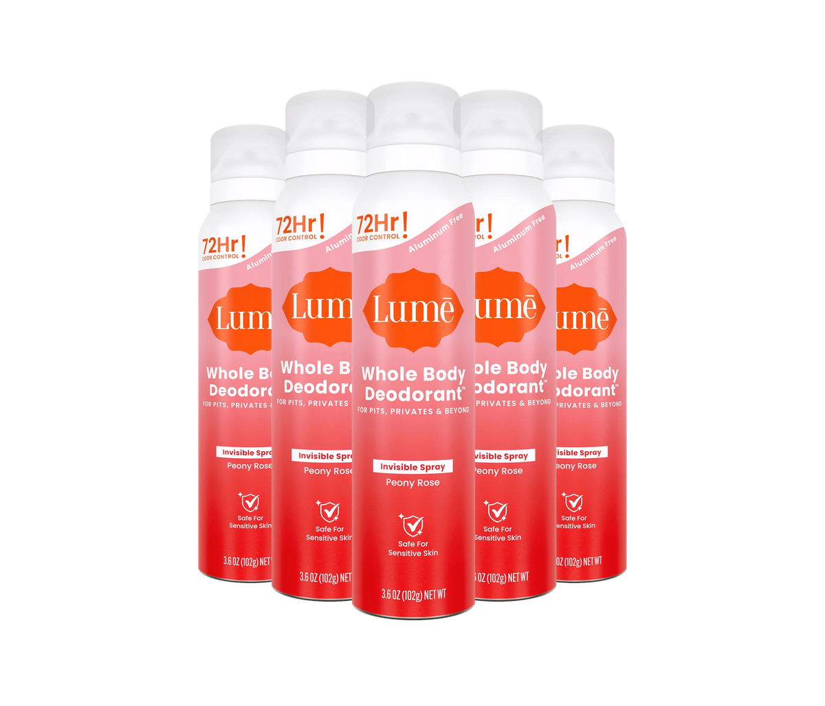 Peony Rose | Spray Deodorant 5-Pack