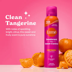 Clean Tangerine | Sweat Control Spray Deodorant 5-Pack