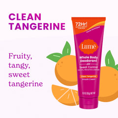 Clean Tangerine | Cream Tube Deodorant | + Sweat Control