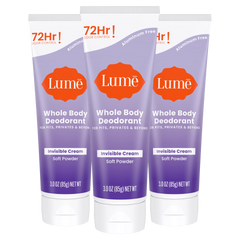 Soft Powder | Cream Tube Deodorant 3-Pack