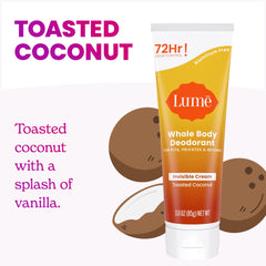 Toasted Coconut | Cream Tube Deodorant