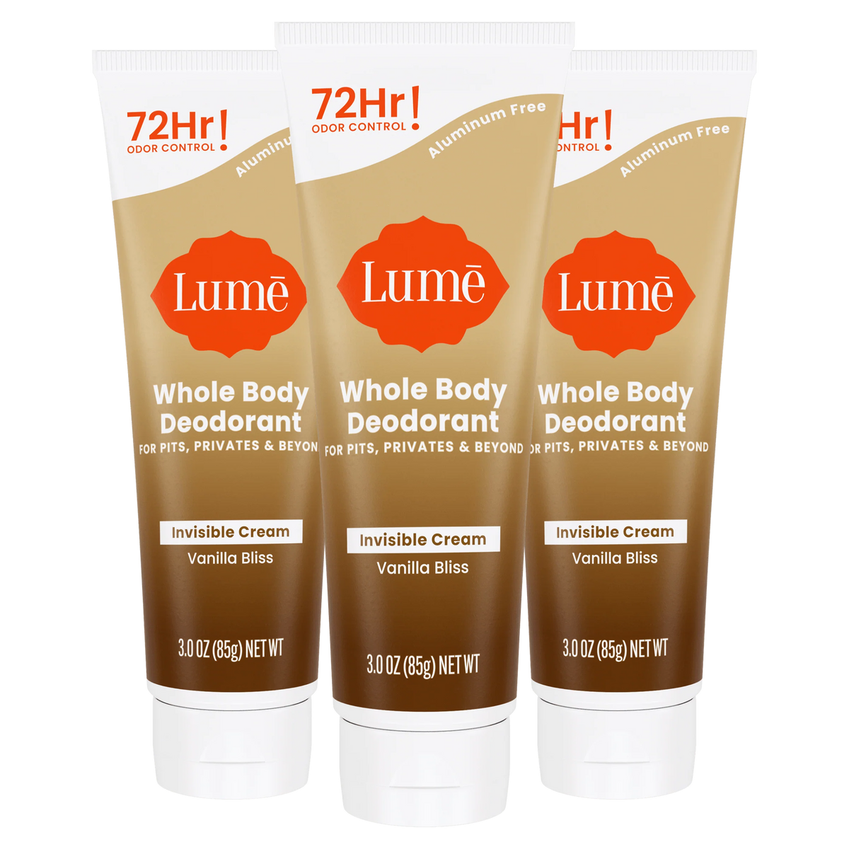 Vanilla Bliss | Cream Tube Deodorant 3-Pack