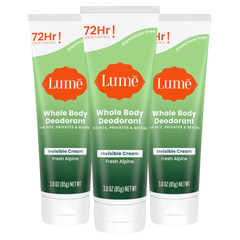 Fresh Alpine | Cream Tube Deodorant 3-Pack
