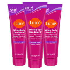 Lavender Sage | Cream Deodorant + Sweat Control 3-Pack