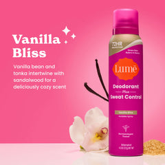 Vanilla Bliss | Sweat Control Spray Deodorant 5-Pack