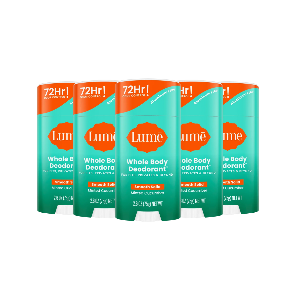 Minted Cucumber | Solid Stick Deodorant 5-Pack