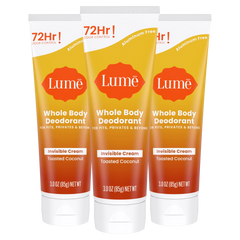 Toasted Coconut | Cream Tube Deodorant 3-Pack