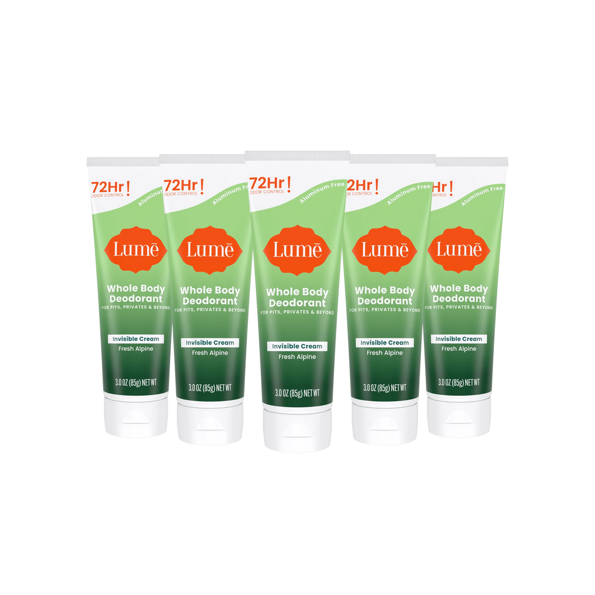 Fresh Alpine | Cream Tube Deodorant 5-Pack