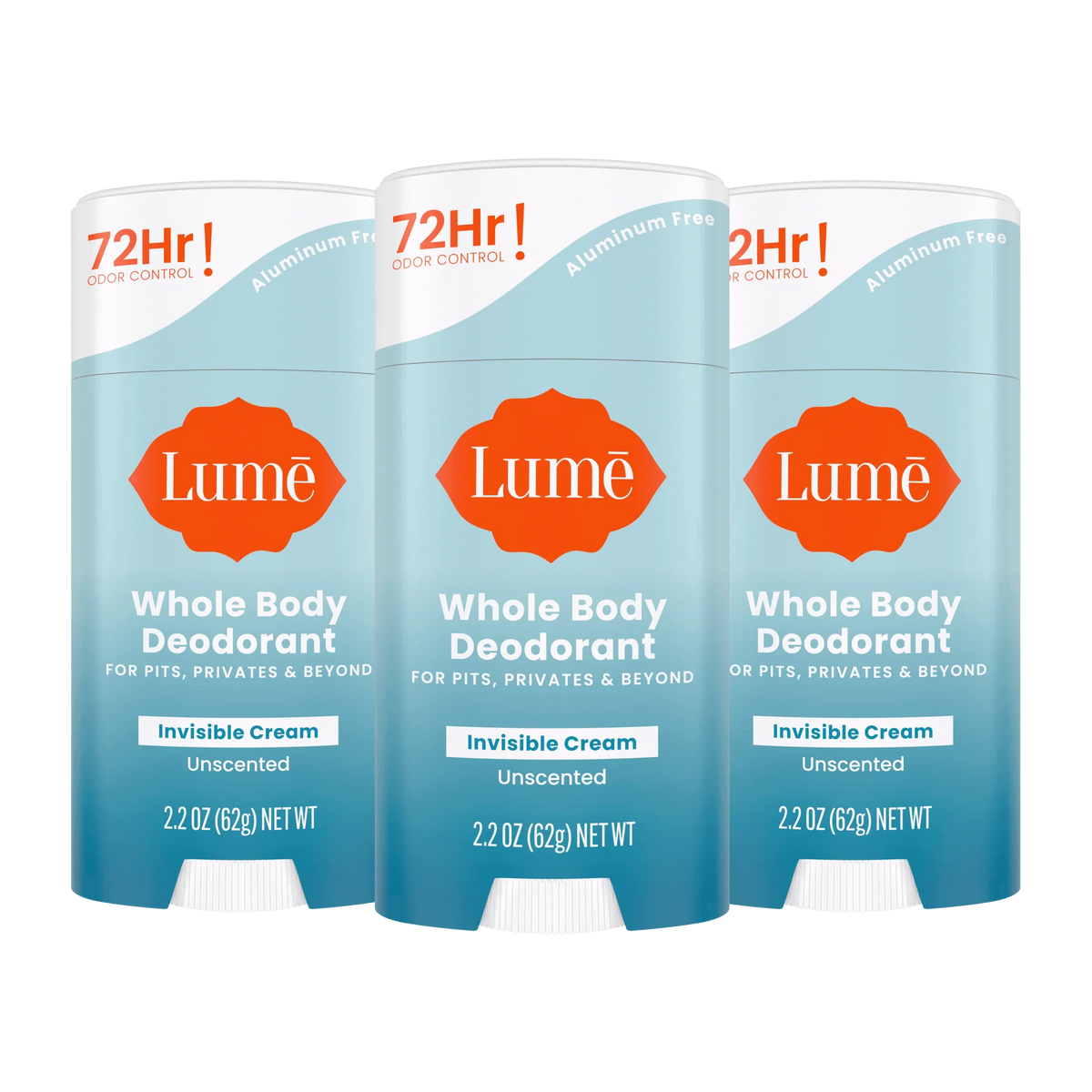 Unscented | Cream Stick Deodorant 3-Pack