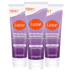 Lavender Sage | Cream Tube Deodorant 3-Pack